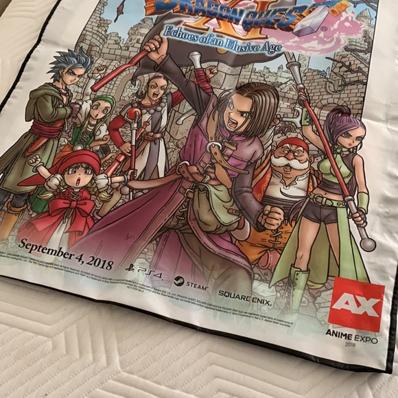 Anime Expo 2018 - Kingdom Hearts III/Dragon Quest XI Extra Large Promo Tote Bag - Picture 9 of 10